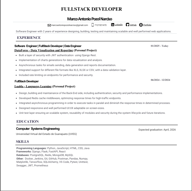 My Resume